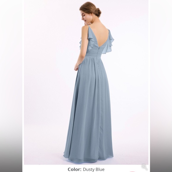 Barbaroni Leila in Dusty Blue - Picture 2 of 3